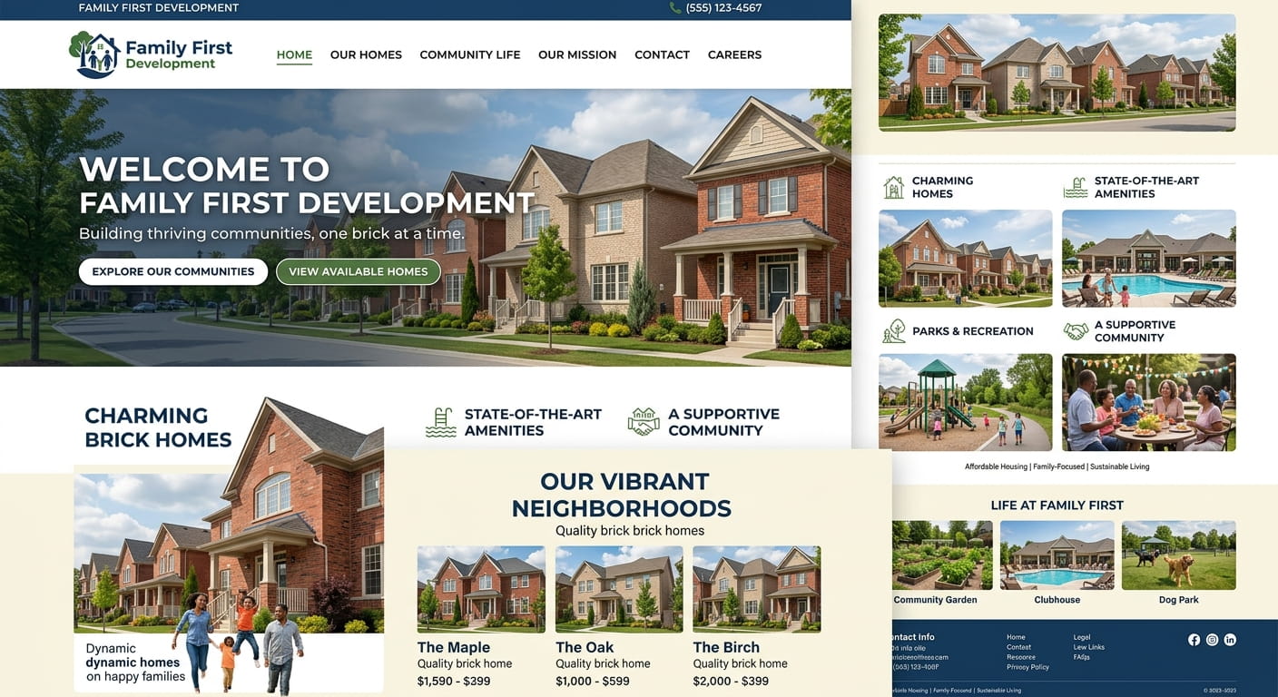 Family First Dev website preview